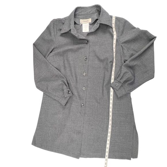 VTG Bridgewater Dress Jacket 14W Button Down Tailored Career Workwear Blazer - Picture 5 of 11